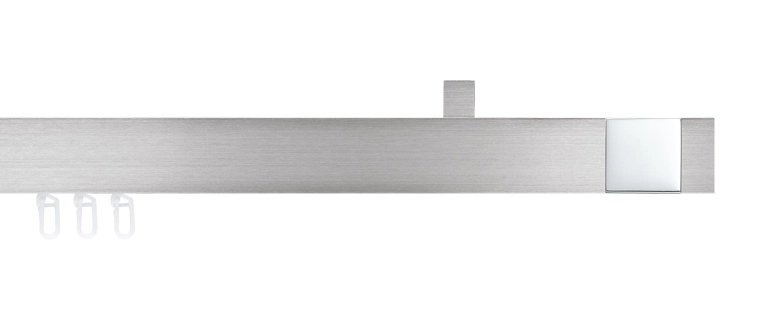 Interstil Cubus 35 in Farbe 77 edelstahl mit 78 alu poliert