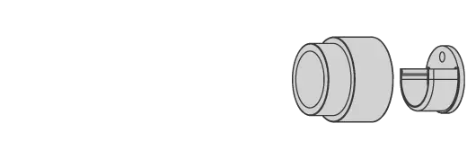 rechts Wandlager