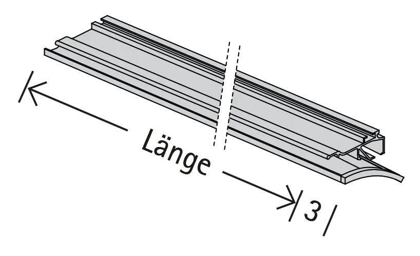 links Wandanschlag