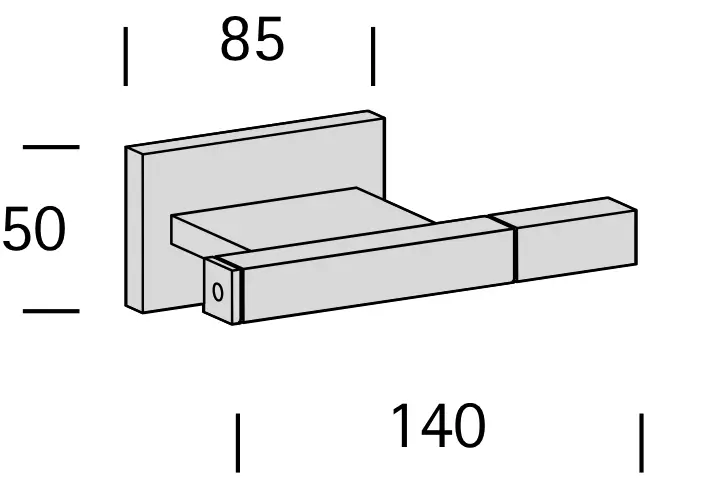 Interstil 10411 Spannträger 8 cm