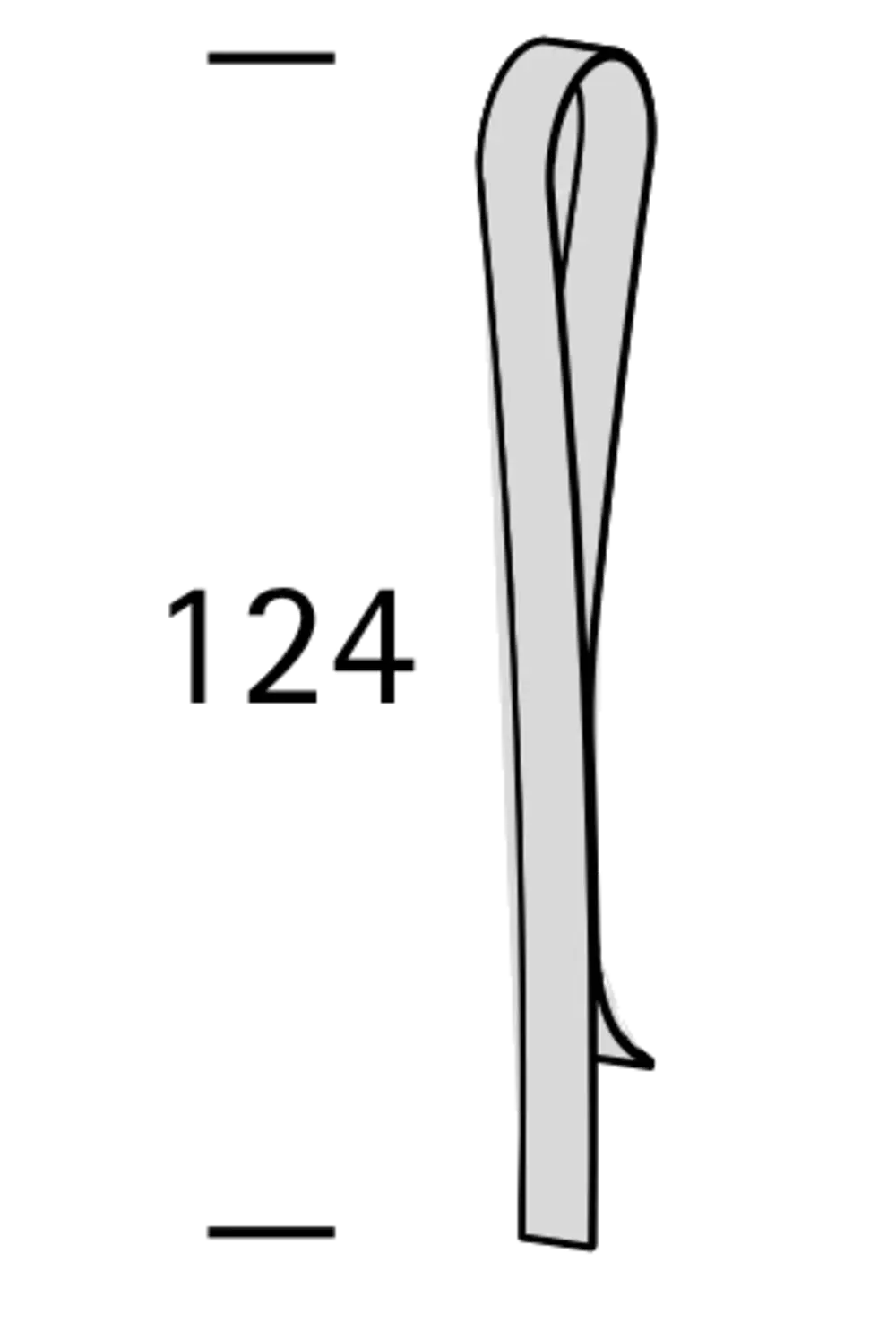 Interstil 10489 Edelstahlklammer