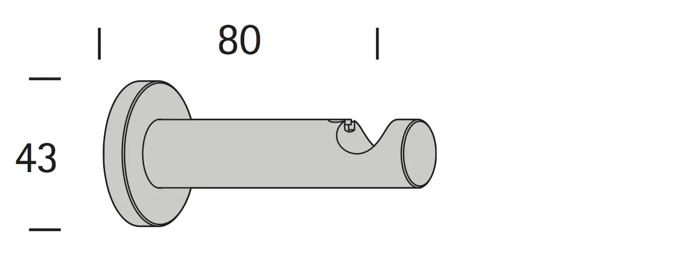 Interstil 16612 Träger 8 cm