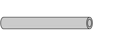 Interstil 16810 Eisenrohr 16 mm Durchmesser