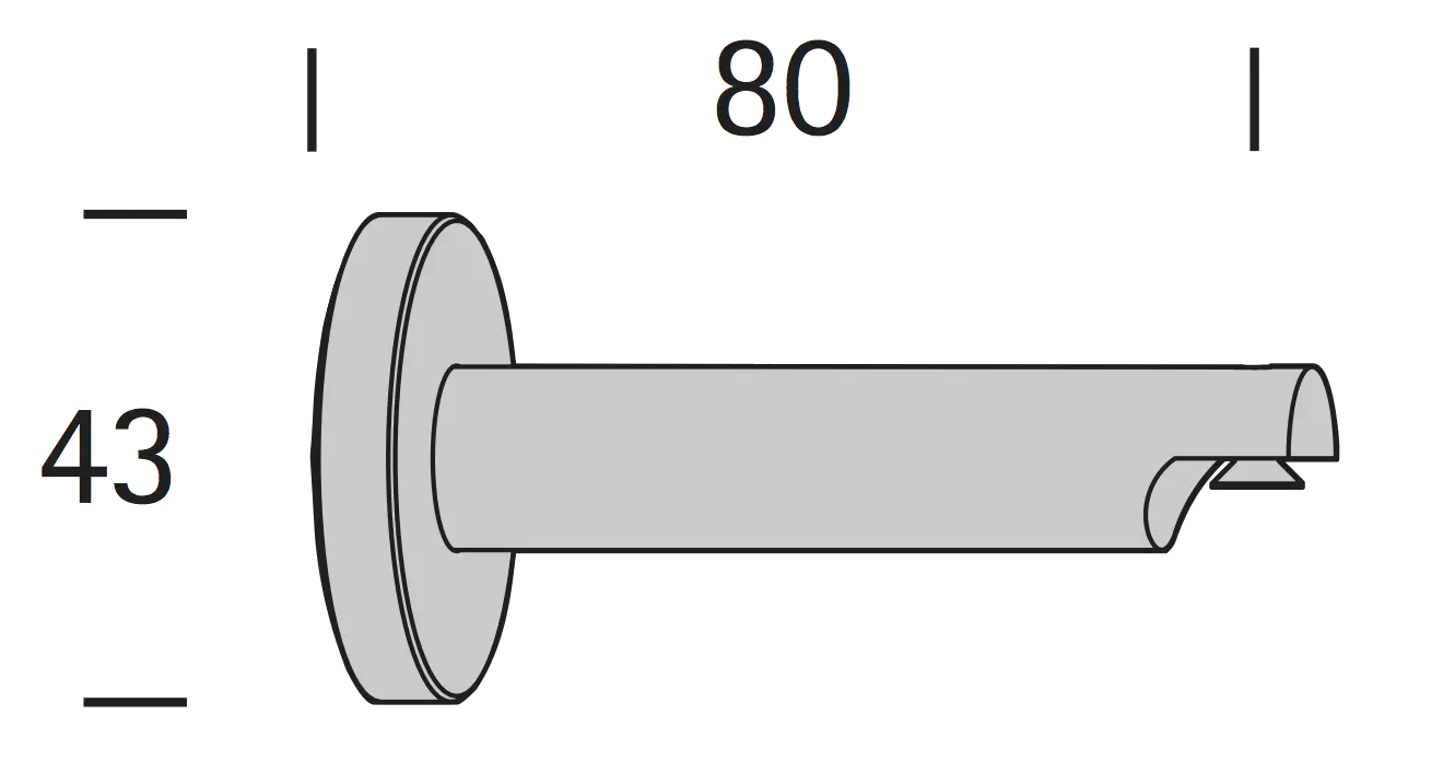 Interstil 17812 Wandträger 8 cm