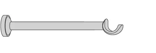 Interstil 20634 Wandträger 23 cm Halbschale