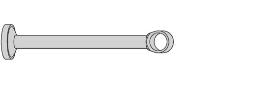 Interstil 20815 Wandträger 18 cm