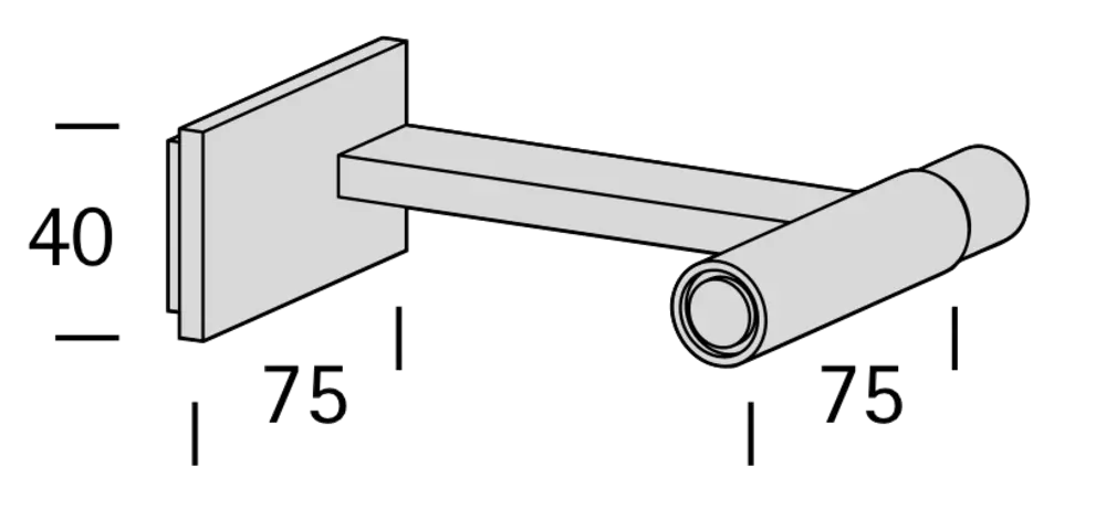 Interstil 20973 Wandträger 12 cm