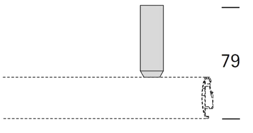 Interstil 21616 Deckenträger Corpus 5 cm