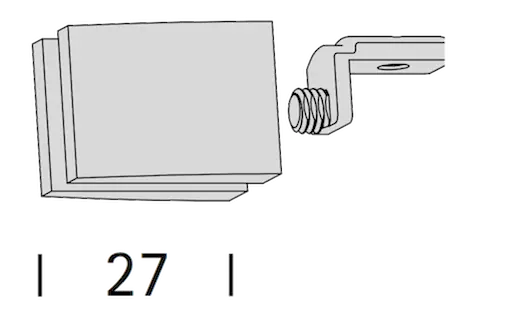 Interstil 22802 Endstück Convex