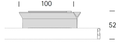 Interstil 22815 Deckenträger Novum