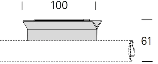 Interstil 22815 Deckenträger Novum