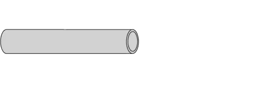 Interstil 25610M Messingrohr 25 mm Durchmesser