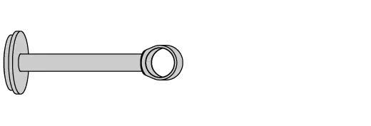 Interstil 25612 Träger geschlossen 13 cm
