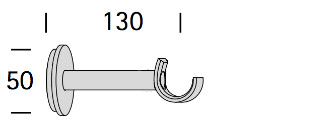 Interstil 26837 Träger 13 cm offen