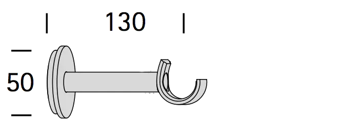 Interstil 26837 Träger 13 cm offen