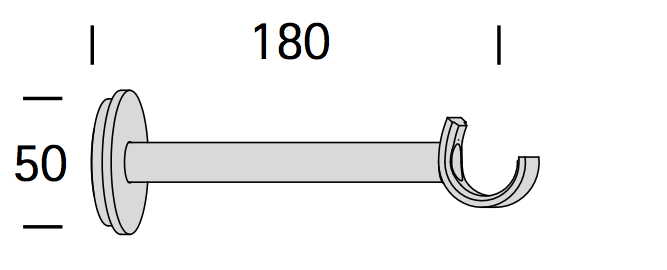Interstil 26838 Träger 18 cm offen
