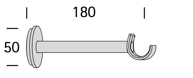 Interstil 26838 Träger 18 cm offen