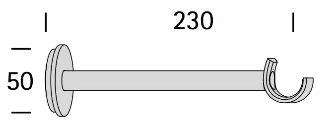 Interstil 26839 Träger 23 cm offen