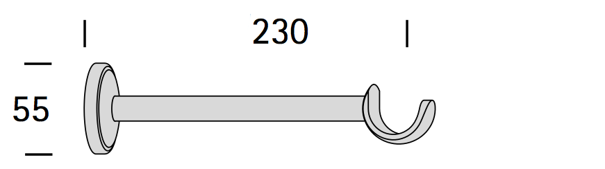 Interstil 30634 Träger 23 cm Halbschale