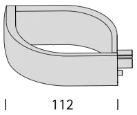 Interstil 33411 Wandträger 8 cm
