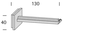 Interstil 33533 Wandträger 13 cm