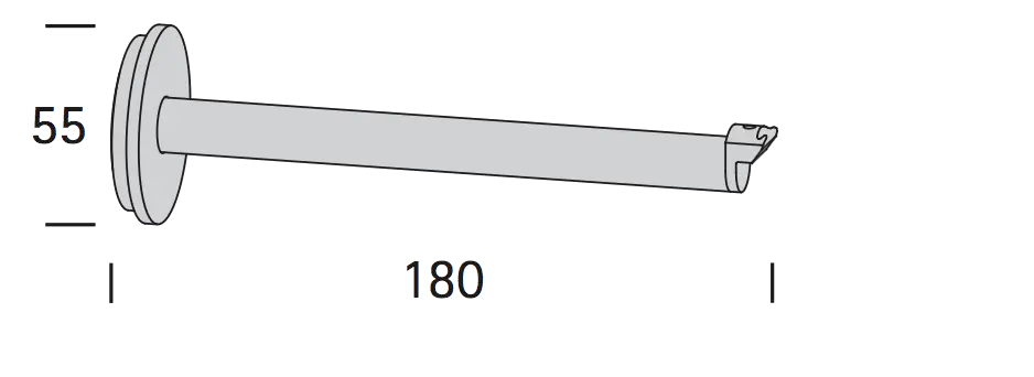 Interstil 33613 Wandträger 18 cm