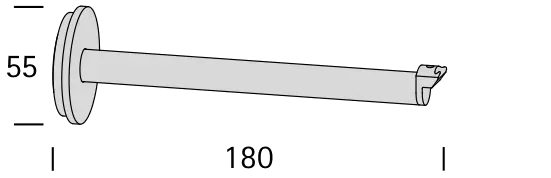 Interstil 39613 Wandträger rund 18 cm