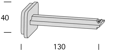 Interstil 39632 Wandträger 13 cm