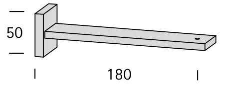 Interstil 39913 Wandträger 18 cm
