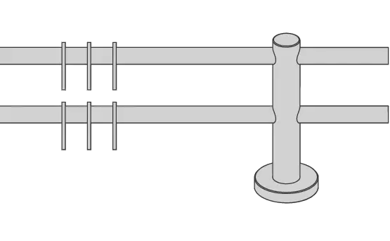 Interstil Garnitur Uno Takt 01002 2-läufig