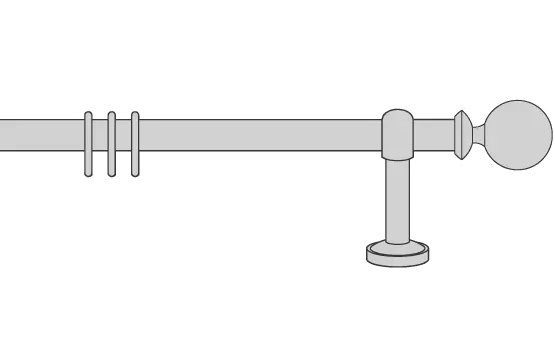 Interstil Garnitur Iris 02029 1-läufig