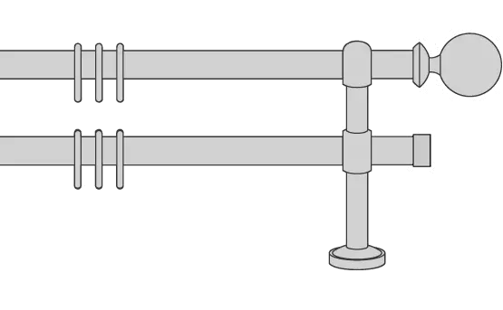 Interstil Garnitur Iris 02030 2-läufig