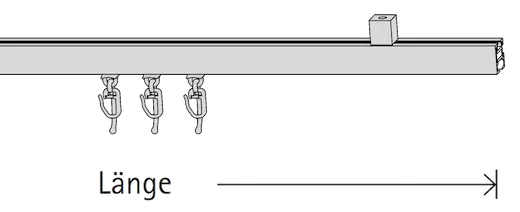 Interstil Garnitur Cubus 2 02199 1-läufig