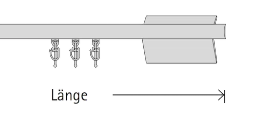 Interstil Garnitur Log 2 02341 1-läufig