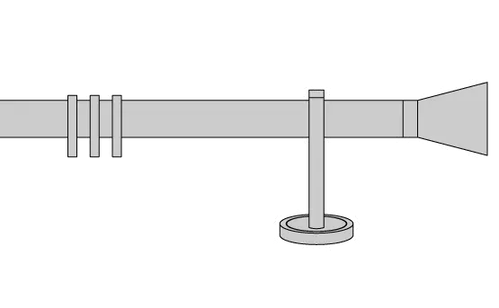 Interstil Garnitur Derby flache Träger 02536 1-läufig