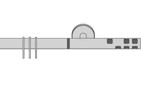 Interstil Garnitur Tangente 02558 1-läufig