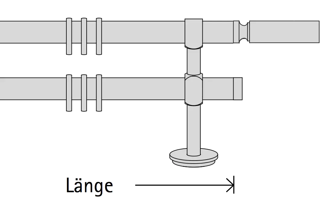 Interstil Garnitur Kensington 02606 2-läufig