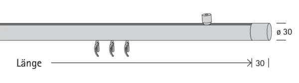 Interstil Garnitur Corpus 30 03133 1-läufig