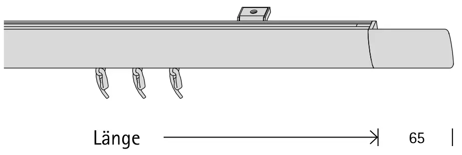 Interstil Garnitur trim Decke 03318 1-läufig