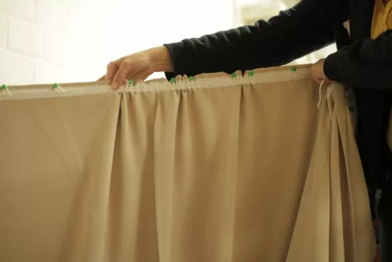 Schienenband leicht gekräuselt