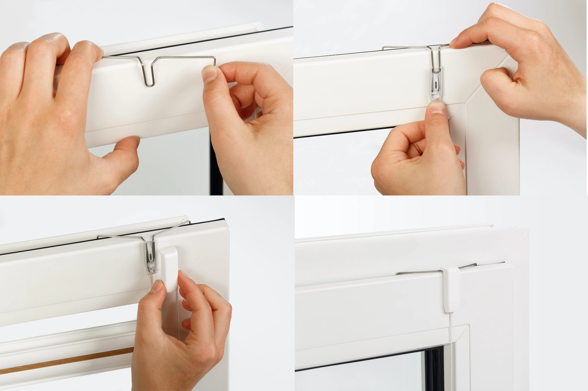 Anleitung zum Messen von Plissee ohne Bohren mit Klemmträger