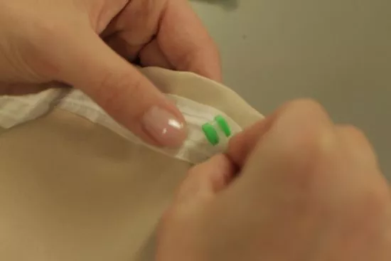 Röllchen fast eingeschlauft